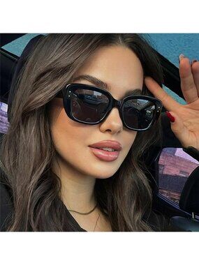 UV400 Protection Rectangle Sunglasses